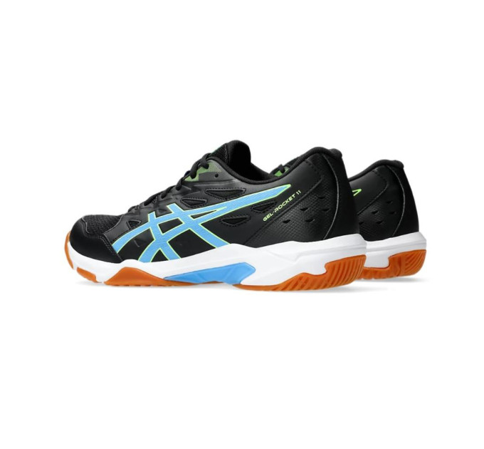 Чоловічі Кросівки для сквошу Asics Gel-Rocket 11 Чорний Блакитний 44.5 (1071A091-003 44.5)