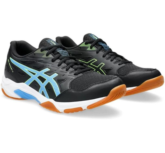 Чоловічі Кросівки для сквошу Asics Gel-Rocket 11 Чорний Блакитний 44.5 (1071A091-003 44.5)