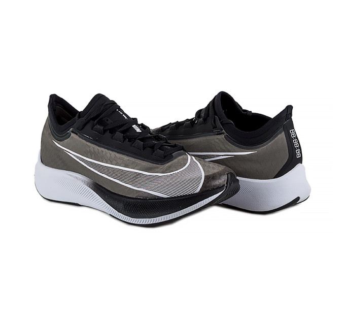 Чоловічі Кросівки бігові Nike Zoom Fly 3 Хакі 46 (7dAT8240-007 46)