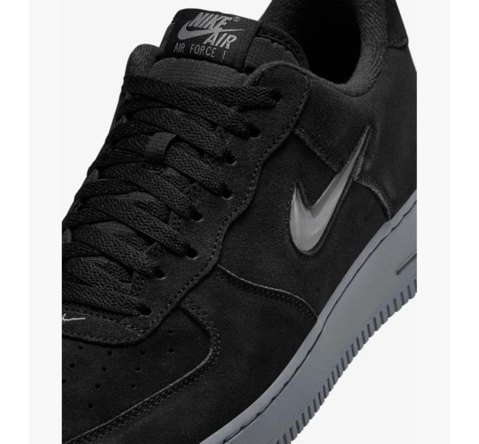 Чоловічі Кросівки Nike AIR FORCE 1 JEWEL Чорний 44 (7dHQ3827-002 44)