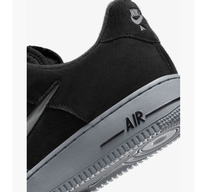 Чоловічі Кросівки Nike AIR FORCE 1 JEWEL Чорний 44 (7dHQ3827-002 44)