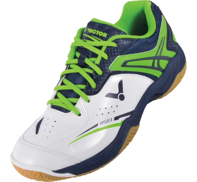 Кросівки чоловічі для сквошу Victor A501 Indoor white/green Unisex - 47 A501-47
