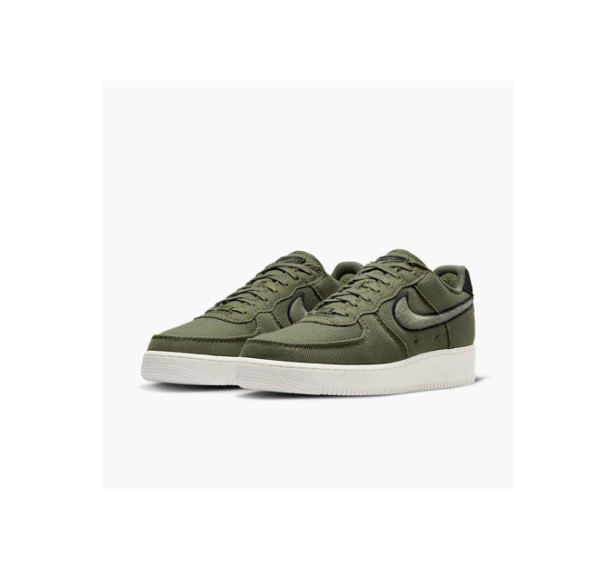 Чоловічі Кросівки Nike AIR FORCE 1 LOW CANVAS Зелений 42 (7dHV1204-301 42)