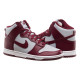 Чоловічі Кросівки Nike DUNK HI RETRO Червоний Сірий 42.5 (7dDD1399-600 42.5)
