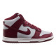 Чоловічі Кросівки Nike DUNK HI RETRO Червоний Сірий 42.5 (7dDD1399-600 42.5)
