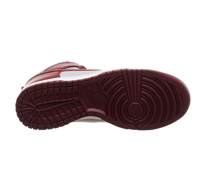 Чоловічі Кросівки Nike DUNK HI RETRO Червоний Сірий 42.5 (7dDD1399-600 42.5)