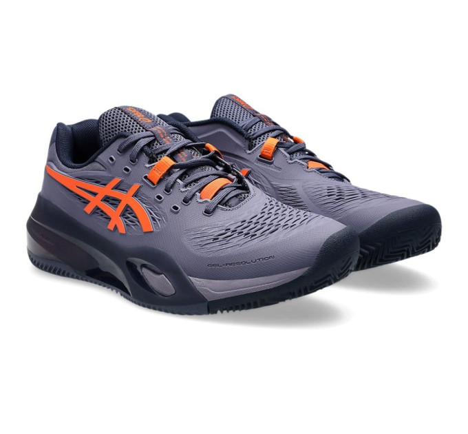 Кросівки чол. Asics GEL-RESOLUTION X clay grey/orange (43.5) 9.5 1041A485-500 43.5