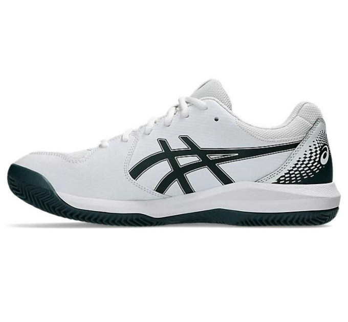 Чоловічі кросівки Asics Gel-Dedicate 8 clay Білий Зелений 43.5 (1041A448-104 43.5)