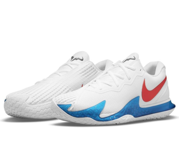 Кросівки чоловічі Nike Zoom VAPOR CAGE 4 RAFA white/red/blue (46) 12 DD1579-113 46