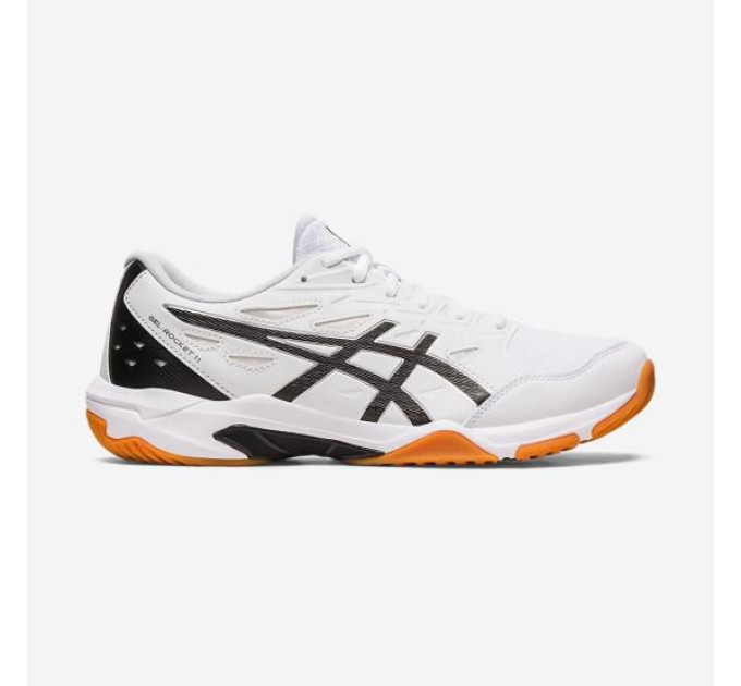 Чоловічі Кросівки для сквошу Asics Gel-Rocket 11 white/black (46) 11.5 1071A091-101 46