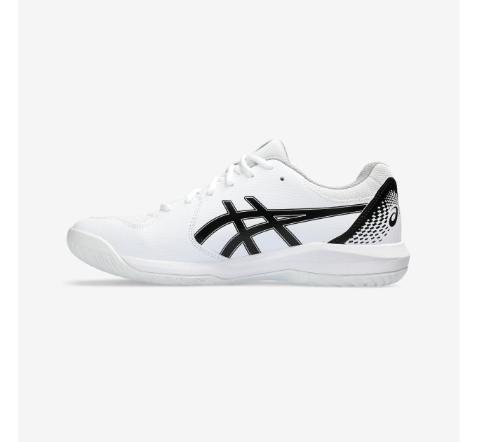 Чоловічі кросівки для сквошу Asics Gel-Dedicate 8 all court Білий Чорний 46.5 (1041A408-101 46.5)