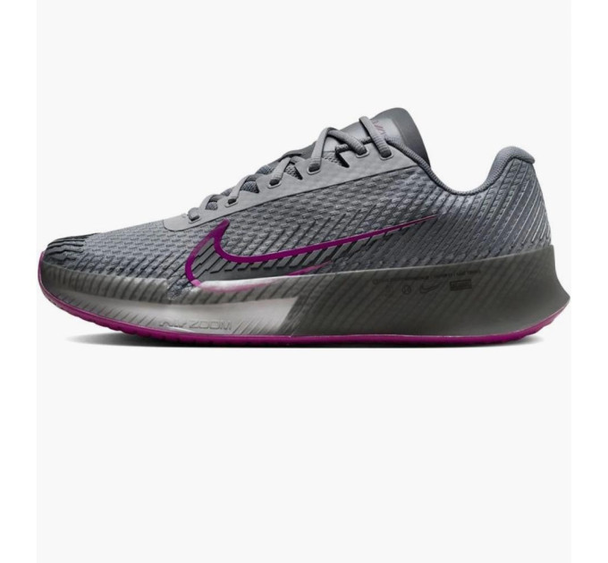 Чоловічі Кросівки Nike ZOOM VAPOR 11 HC Сірий 44 (DR6966-005 44) Чоловічі Кросівки Nike ZOOM VAPOR 11 HC Сірий 44 (DR6966-005 44)
