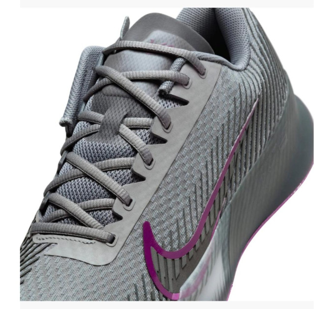 Чоловічі Кросівки Nike ZOOM VAPOR 11 HC Сірий 44 (DR6966-005 44)