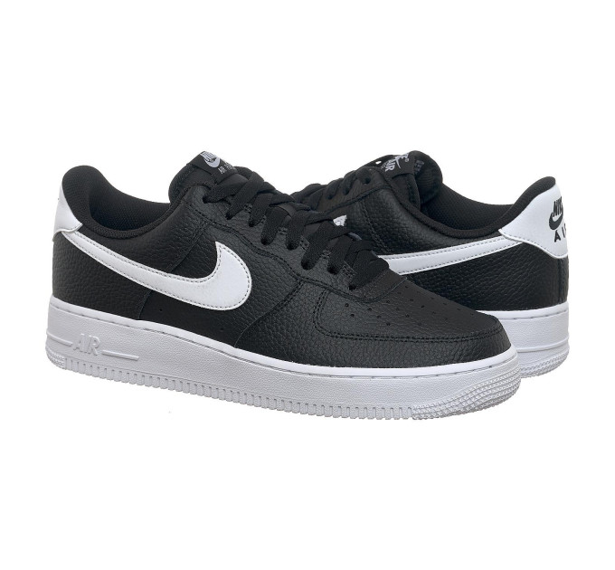 Чоловічі Кросівки Nike Nike AIR FORCE 1 07 Чорний Білий 45 (7dCT2302-002 45)