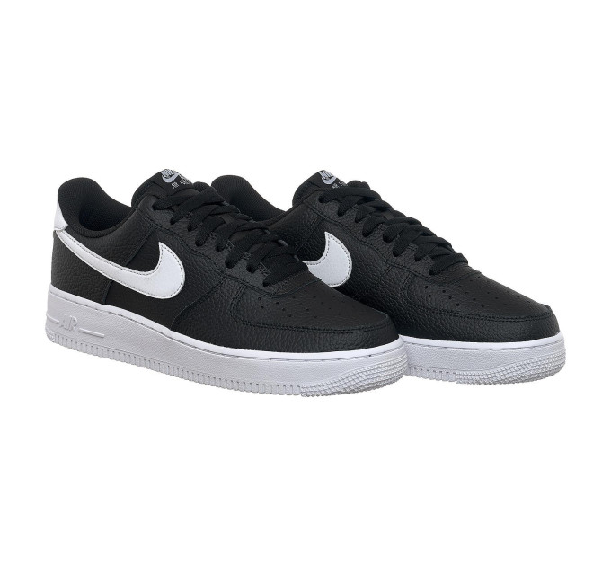 Чоловічі Кросівки Nike Nike AIR FORCE 1 07 Чорний Білий 45 (7dCT2302-002 45)