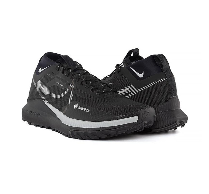 Чоловічі Кросівки Nike REACT PEGASUS TRAIL 4 GTX Чорний 41 (7dDJ7926-001 41)