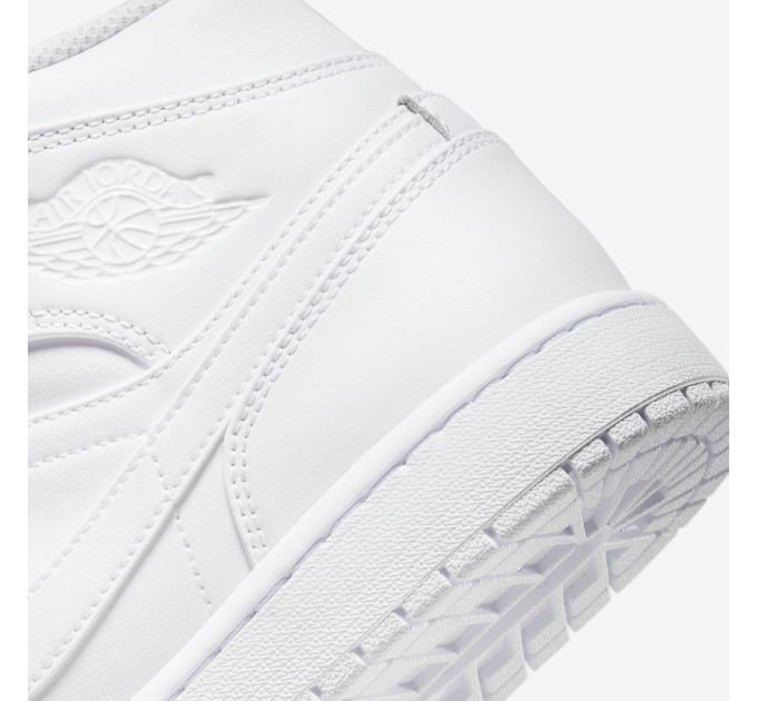 Чоловічі Кросівки Jordan 1 Mid Білий 45.5 (7d554724-136 45.5)