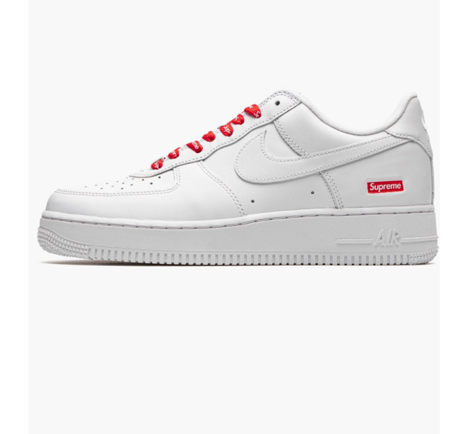 Чоловічі Кросівки Nike Air Force 1 Low Supreme Білий 38.5 (7dCU9225-100 38.5)