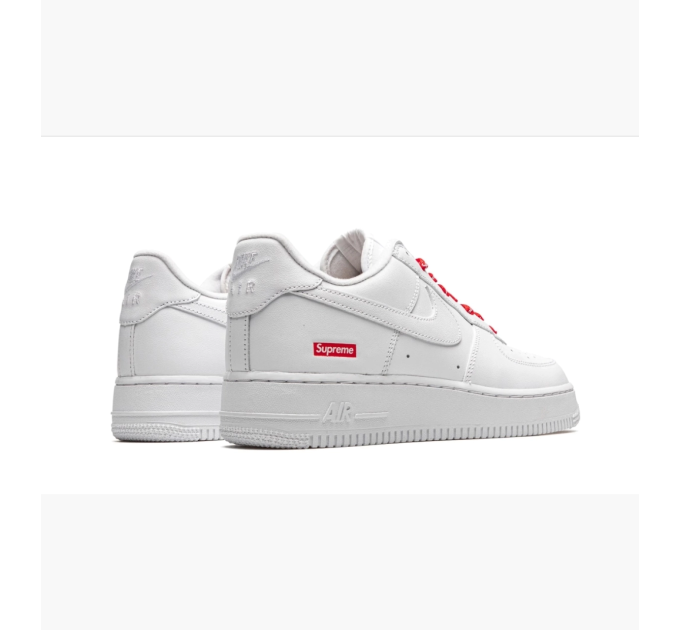 Чоловічі Кросівки Nike Air Force 1 Low Supreme Білий 38.5 (7dCU9225-100 38.5)