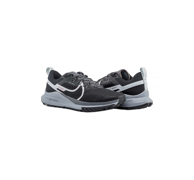 Чоловічі Кросівки бігові Nike REACT PEGASUS TRAIL 4 Чорний 45.5 (7dDJ6158-001 45.5)