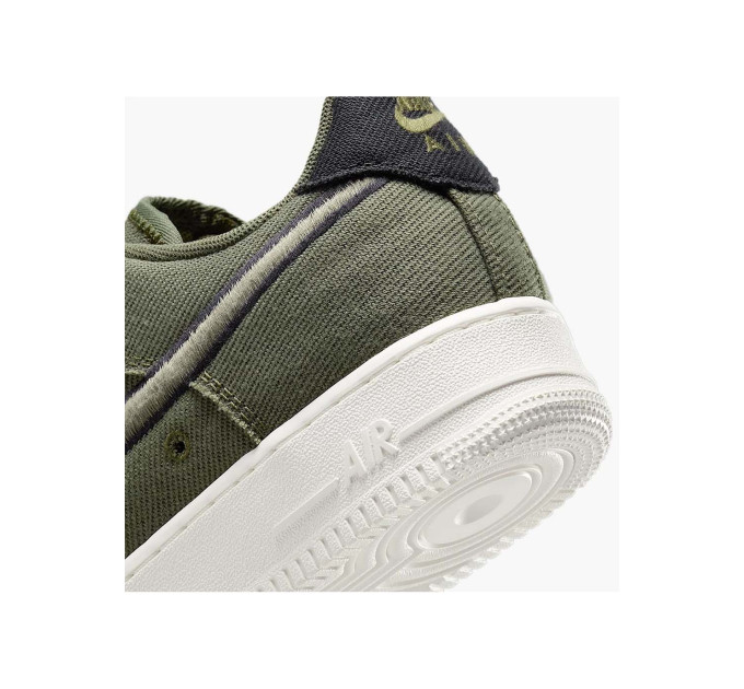Чоловічі Кросівки Nike AIR FORCE 1 LOW CANVAS Зелений 42.5 (7dHV1204-301 42.5)
