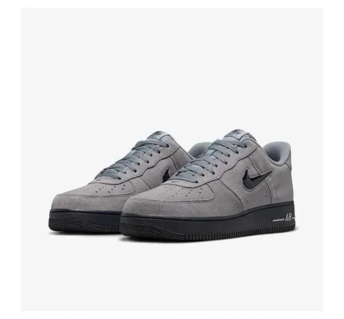 Чоловічі Кросівки Nike AIR FORCE 1 JEWEL Сірий 43 (7dHQ3827-001 43)