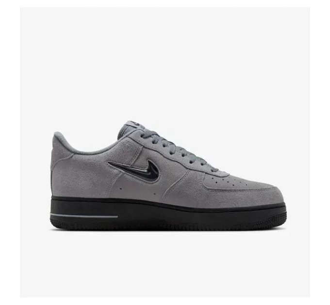 Чоловічі Кросівки Nike AIR FORCE 1 JEWEL Сірий 43 (7dHQ3827-001 43)