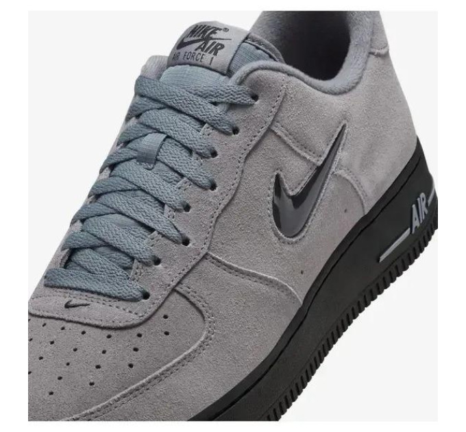 Чоловічі Кросівки Nike AIR FORCE 1 JEWEL Сірий 43 (7dHQ3827-001 43)