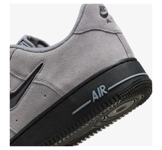 Чоловічі Кросівки Nike AIR FORCE 1 JEWEL Сірий 43 (7dHQ3827-001 43)
