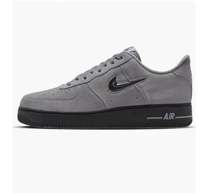 Чоловічі Кросівки Nike AIR FORCE 1 JEWEL Сірий 43 (7dHQ3827-001 43)