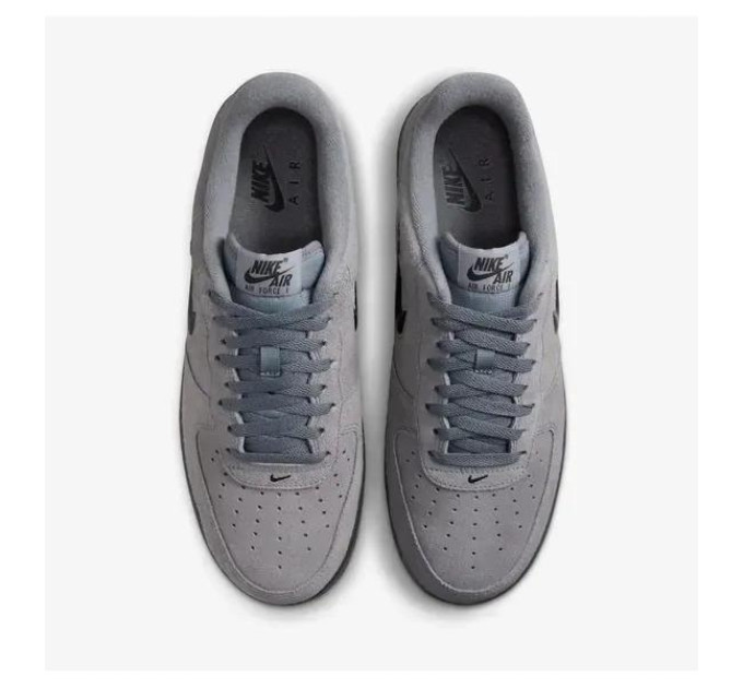 Чоловічі Кросівки Nike AIR FORCE 1 JEWEL Сірий 43 (7dHQ3827-001 43)