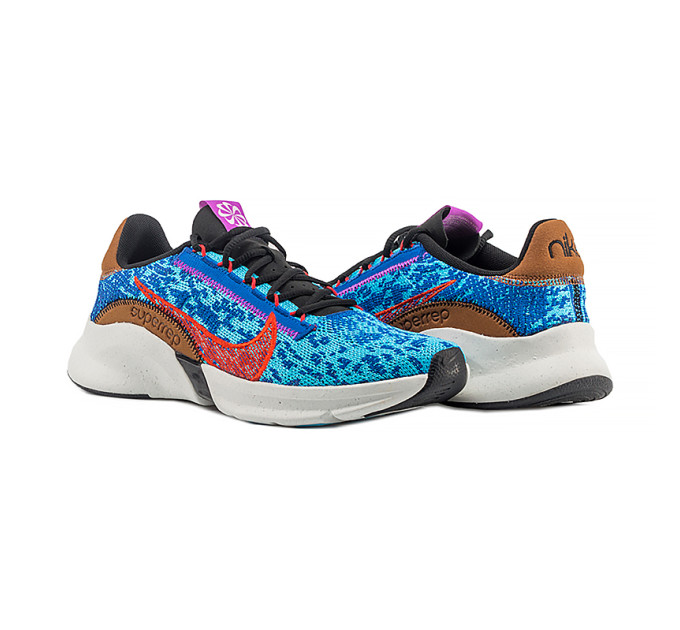 Чоловічі Кросівки Nike M NIKE SUPERREP GO 3 NN FK Різнокольоровий 44.5 (DH3394-401)
