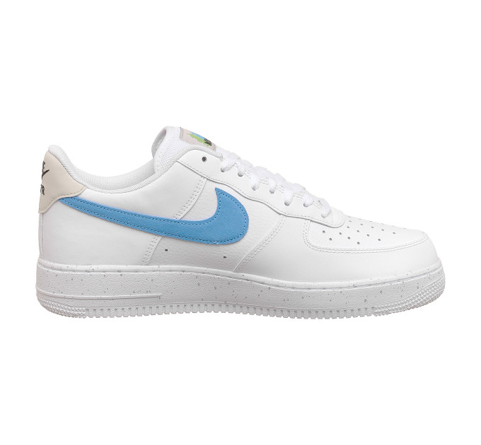 Чоловічі Кросівки Nike AIR FORCE 1 07 Білий Блакитний 45.5 (7dDV3491-100 45.5)