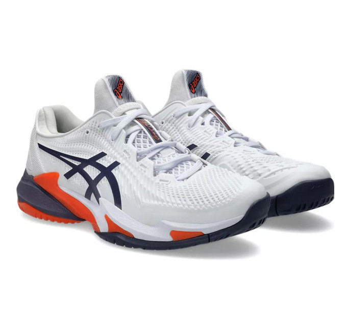 Чоловічі Кросівки Asics Court FF 3 all court Білий Помаранчевий 40.5 (1041A370-104 40.5)