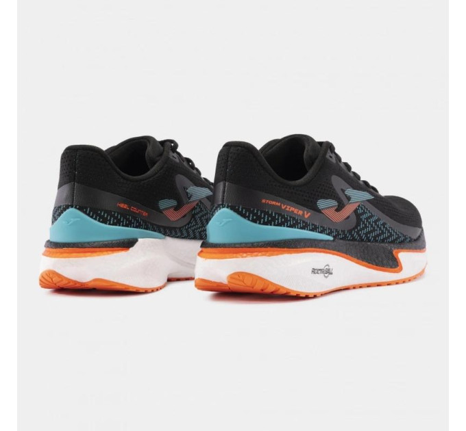 Чоловічі Кросівки бігові Joma STORM VIPER Чорний Помаранчевий 42.5 (RVIPEW2401 42.5)