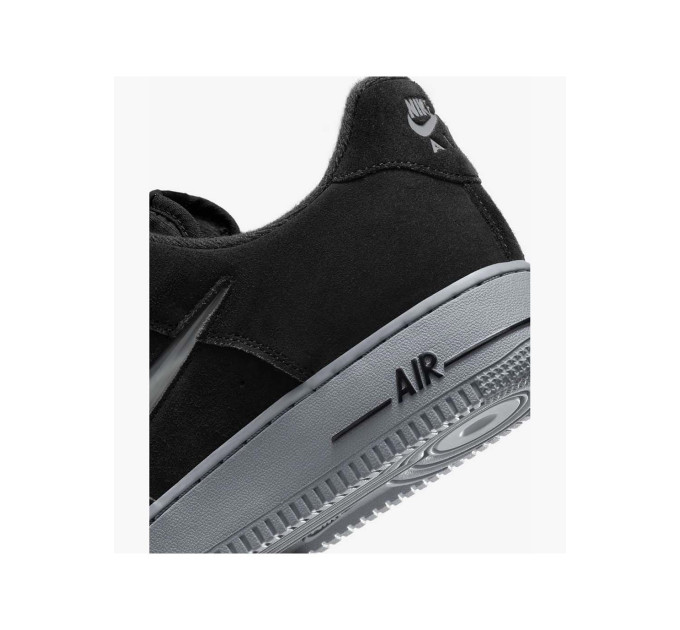Чоловічі Кросівки Nike AIR FORCE 1 JEWEL Чорний 40.5 (7dHQ3827-002 40.5)