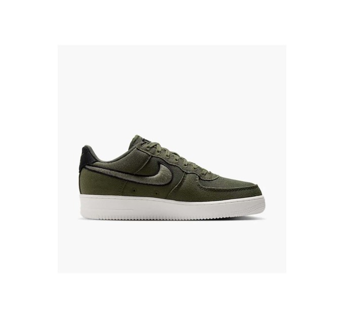 Чоловічі Кросівки Nike AIR FORCE 1 LOW CANVAS Зелений 43 (7dHV1204-301 43)