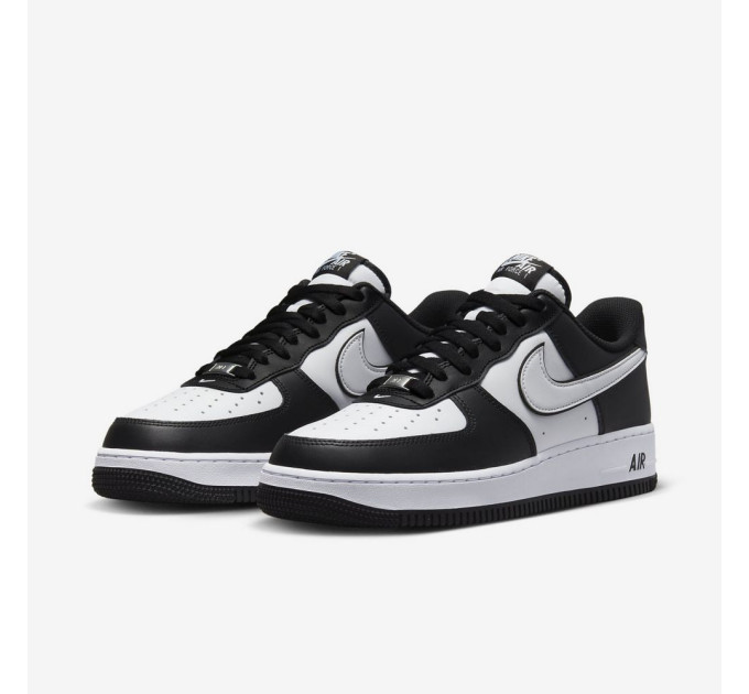 Чоловічі Кросівки Nike AIR FORCE 1 07 Чорний Білий 45.5 (7dDV0788-001 45.5)