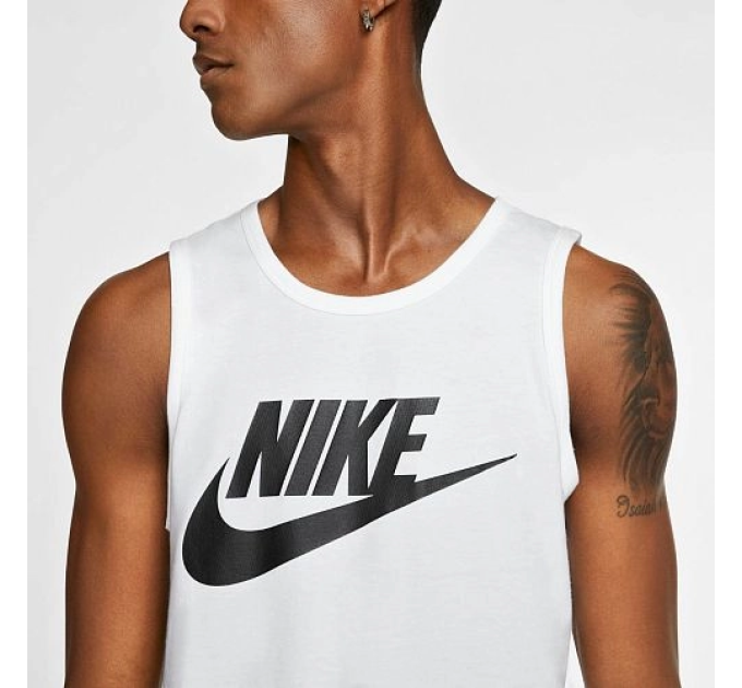 Чоловіча Майка Nike M NSW TA ICON FUTURA Білий XL (7dAR4991-101 XL)