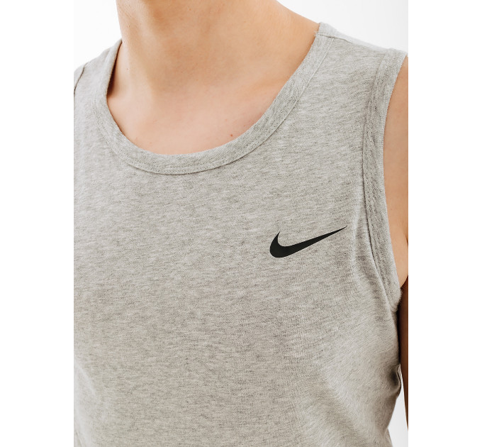 Чоловіча Майка Nike M NK DF TANK DFC SOLID Сірий S (7dAR6069-063 S)