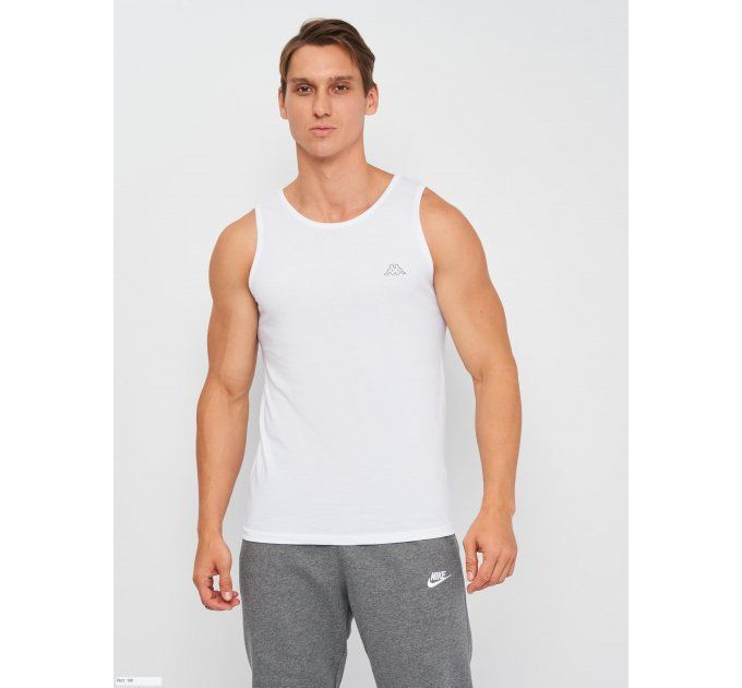 Майка Kappa Canotta Spalla Larga білий 2XL Чоловік K1325 Bianco-2XL Майка Kappa Canotta Spalla Larga білий 2XL Чоловік K1325 Bianco-2XL