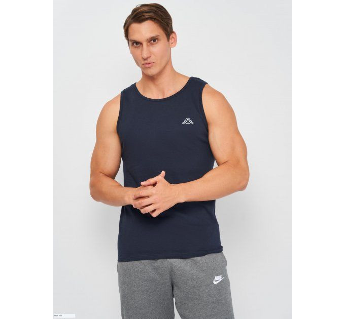 Майка Kappa Canotta Spalla Larga темно-синій 2XL Чоловік K1325 BluNavy-2XL Майка Kappa Canotta Spalla Larga темно-синій 2XL Чоловік K1325 BluNavy-2XL