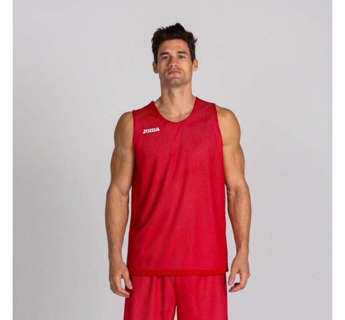 Спортивна майка чоловіча Joma ARO Білий Червоний 2XL-3XL (100050.600 2XL-3XL)