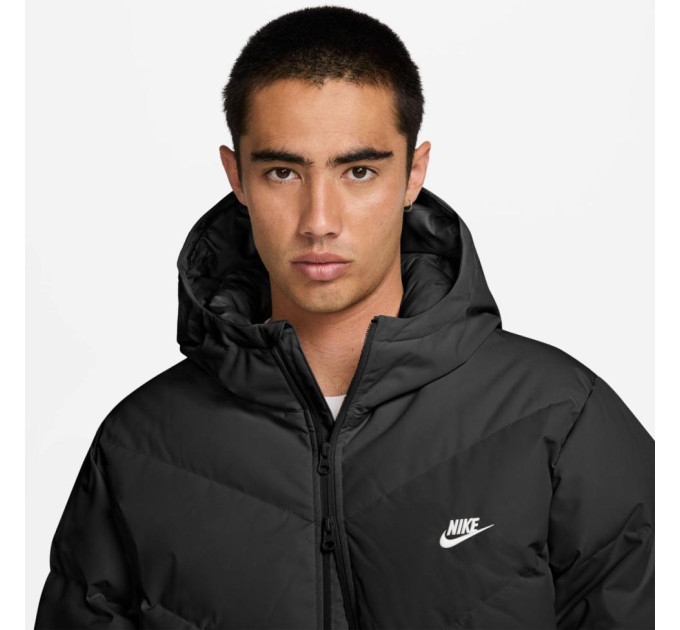 Чоловіча Куртка Nike M WINDRUNNER STMNT DWN JKT Чорний L (7dHQ7790-011 L)