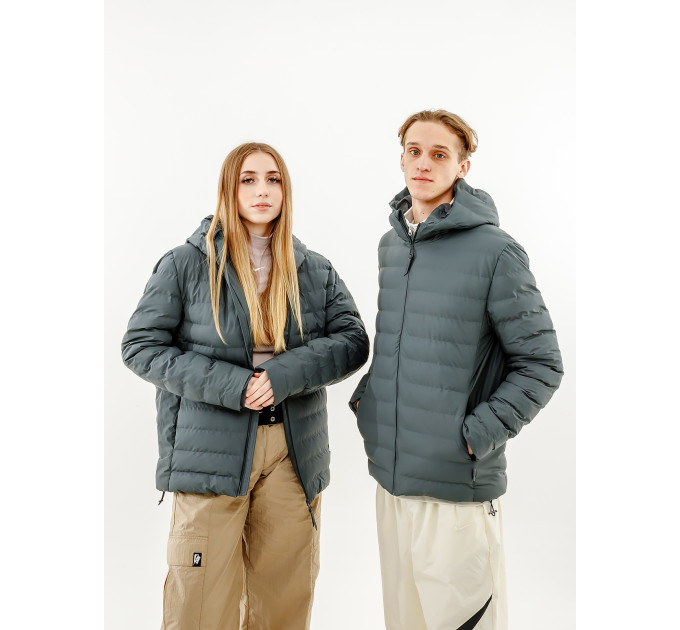 Чоловіча Куртка Rains Trekker Hooded Jacket Сірий L-XL (7d1528-Slate L-XL) Чоловіча Куртка Rains Trekker Hooded Jacket Сірий L-XL (7d1528-Slate L-XL)