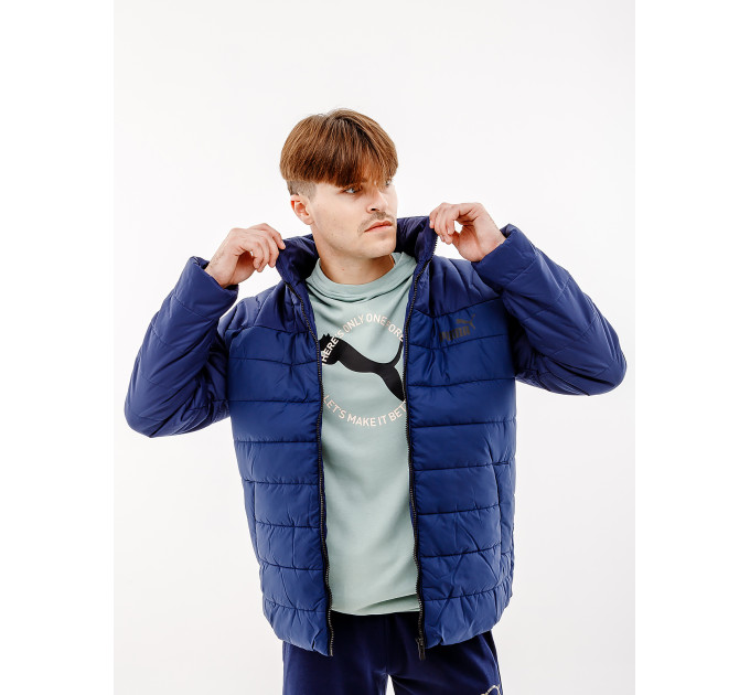 Чоловіча Куртка PUMA ESS+ Padded Jacket Синій M (7d84934906 M)