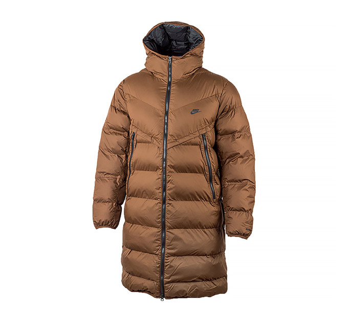 Чоловіча Куртка Nike M NK SF WR PL-FLD HD PARKA Коричневий L (DR9609-259 L)