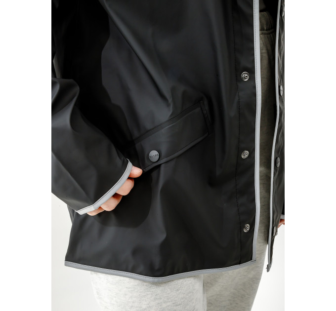 Чоловіча Куртка Rains Jackets Чорний L-XL (7d1201-BlackReflective L-XL)
