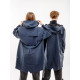 Чоловіча Куртка Rains Long Jacket Синій S-M (7d1202-Blue S-M)
