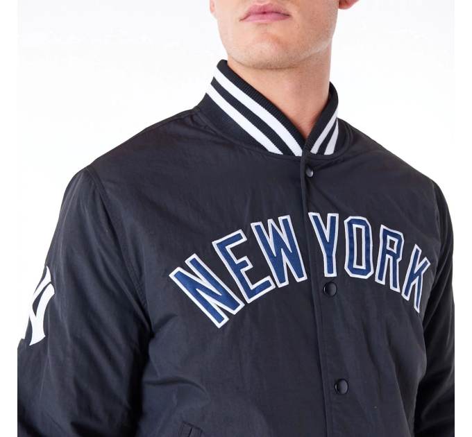 Чоловіча Куртка New Era WORDMARK BOMBER NYY Чорний L (7d60564762 L)
